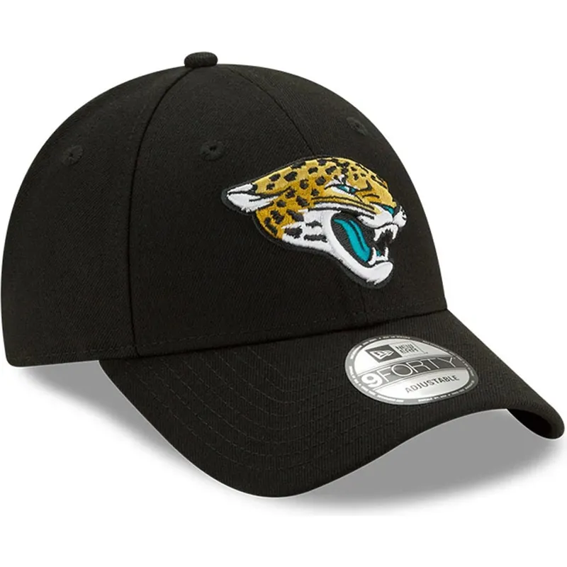 czarna-regulowana-czapka-z-zakrzywionym-daszkiem-9forty-the-league-jacksonville-jaguars-nfl-new-era