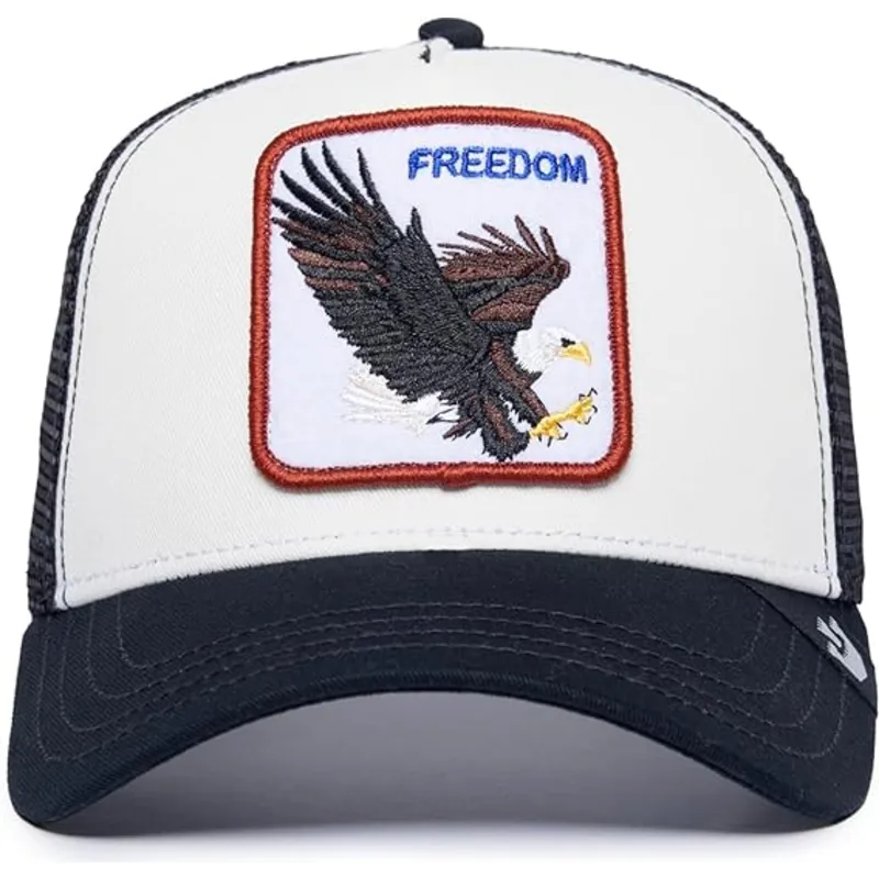cepur-izliekta-truckeris-balts-snapback-freedom-the-farm-no-goorin-bros cepur-izliekta-truckeris-balts-snapback-freedom-the-farm-no-goorin-bros