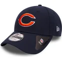 marineblaue-verstellbare-curved-cap-9forty-the-league-der-chicago-bears-nfl-von-new-era
