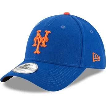 Blaue verstellbare gebogene Kappe 9FORTY The League der New York Mets MLB von New Era