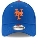 new-era-curved-brim-9forty-the-league-new-york-mets-mlb-adjustable-cap-blau