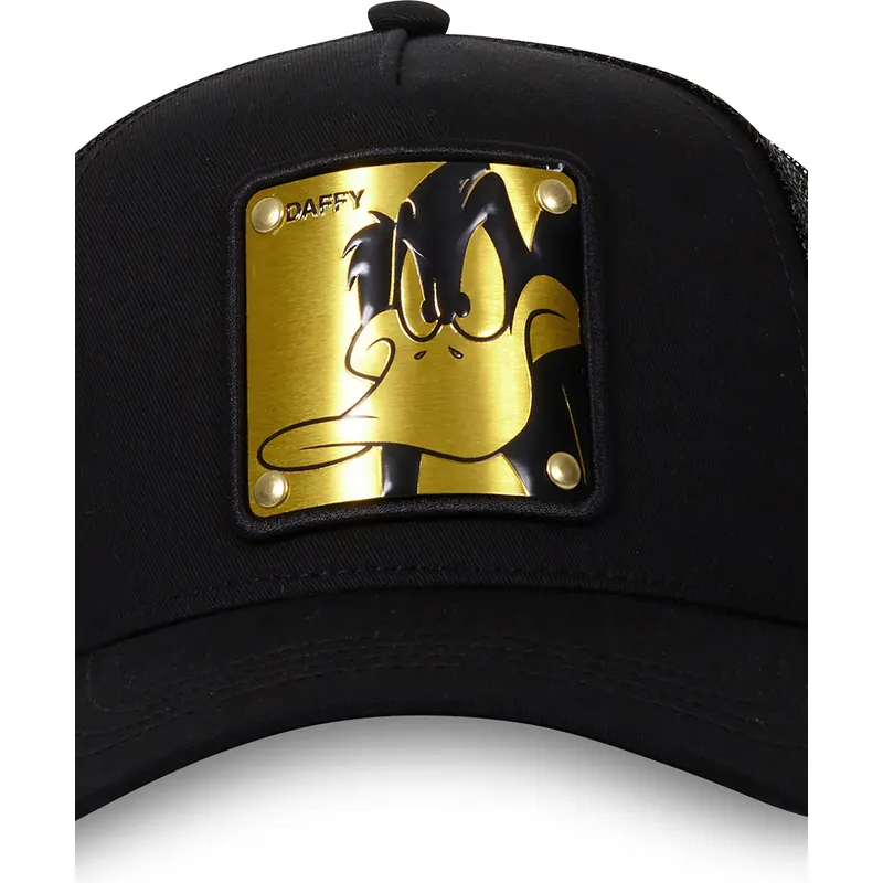 cepur-izliekta-soferis-melns-snapback-pato-lucas-daf7-looney-tunes-duffy-duck-looney-tunes-no-capslab