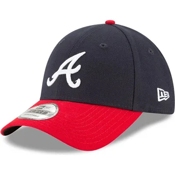 cepur-izliekta-tumsi-zils-regulejams-9forty-the-league-no-atlanta-braves-mlb-no-new-era