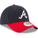 cepur-izliekta-tumsi-zils-regulejams-9forty-the-league-no-atlanta-braves-mlb-no-new-era