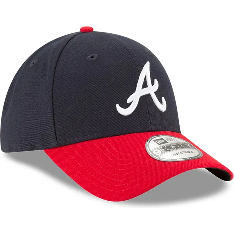 bojd-keps-marinbla-och-rod-justerbar-9forty-the-league-fran-atlanta-braves-mlb-av-new-era