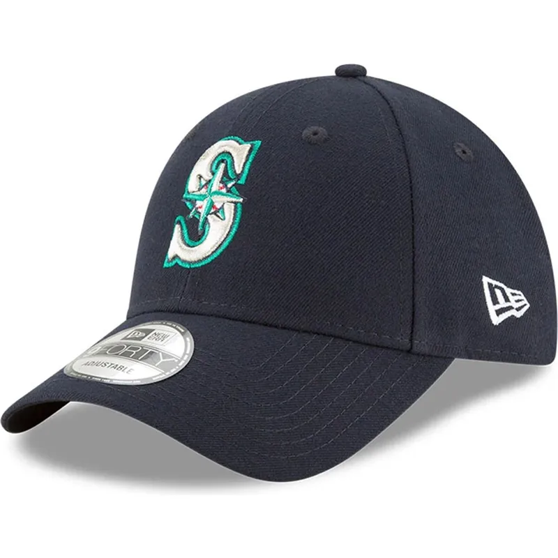 cepur-izliekta-tumsi-zils-regulejams-9forty-the-league-no-seattle-mariners-mlb-no-new-era
