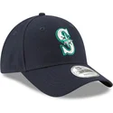 cepur-izliekta-tumsi-zils-regulejams-9forty-the-league-no-seattle-mariners-mlb-no-new-era