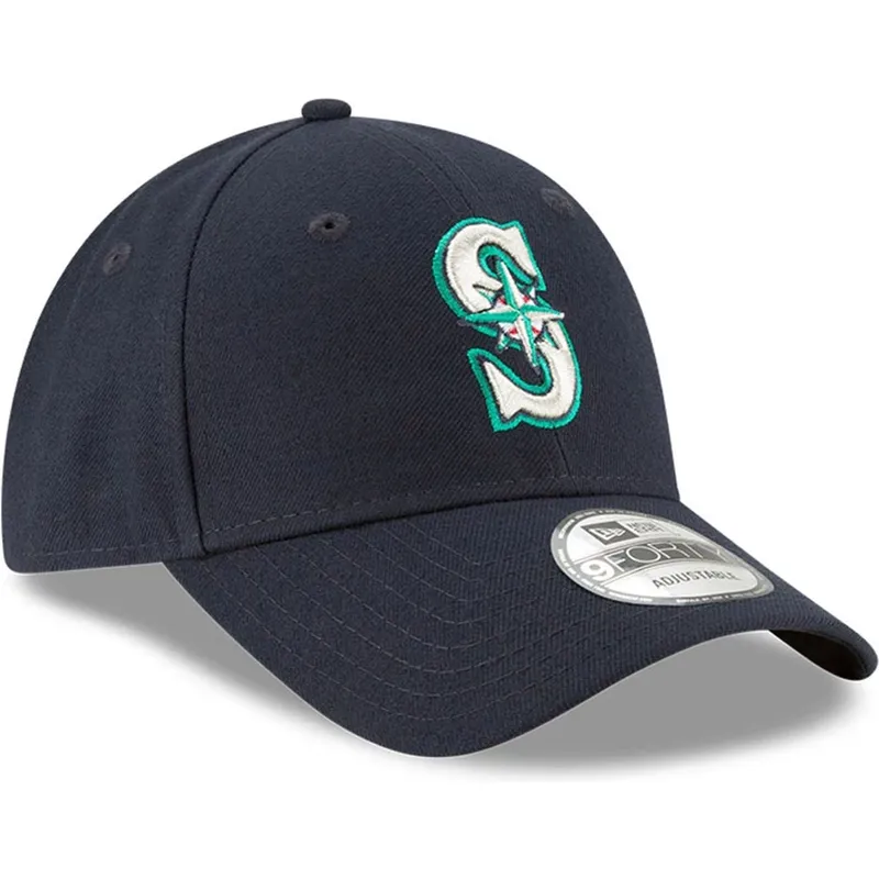 cepur-izliekta-tumsi-zils-regulejams-9forty-the-league-no-seattle-mariners-mlb-no-new-era