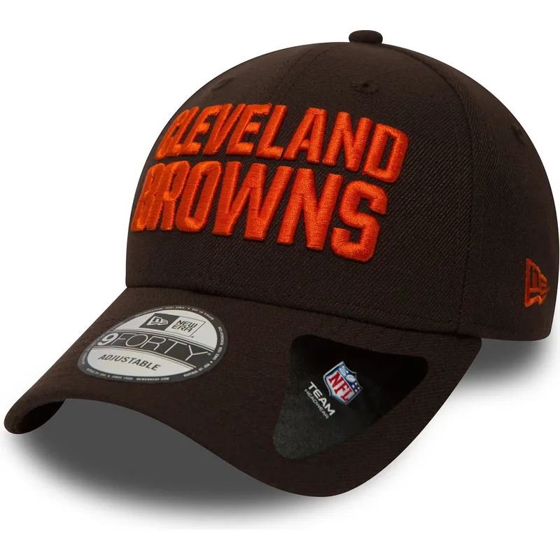brazowa-regulowana-czapka-z-daszkiem-9forty-the-league-cleveland-browns-nfl-new-era