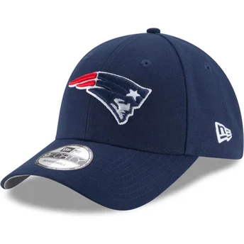 Marinblå böjd justerbar keps 9FORTY The League från New England Patriots NFL av New Era