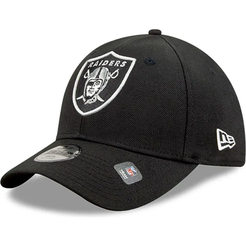 svart-bojd-justerbar-keps-9forty-the-league-fran-las-vegas-raiders-nfl-av-new-era