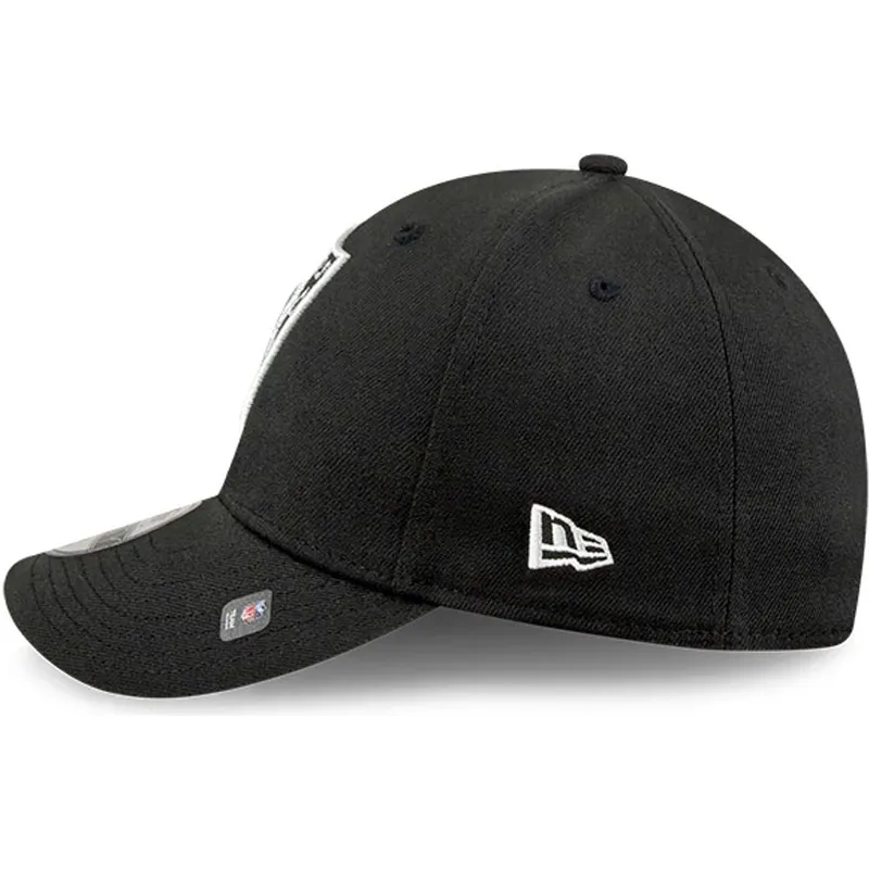 schwarze-verstellbare-gebogene-kappe-9forty-the-league-der-las-vegas-raiders-nfl-von-new-era
