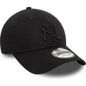 gorra-curva-negra-ajustable-con-logo-negro-9twenty-league-essential-de-new-york-yankees-mlb-de-new-era