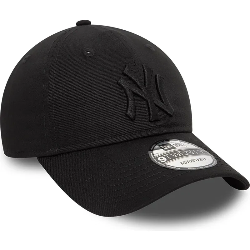 cepur-izliekta-melns-regulejama-lente-9twenty-league-essential-no-new-york-yankees-mlb-no-new-era