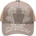 bezowa-czapka-trucker-desert-tiger-od-ed-hardy