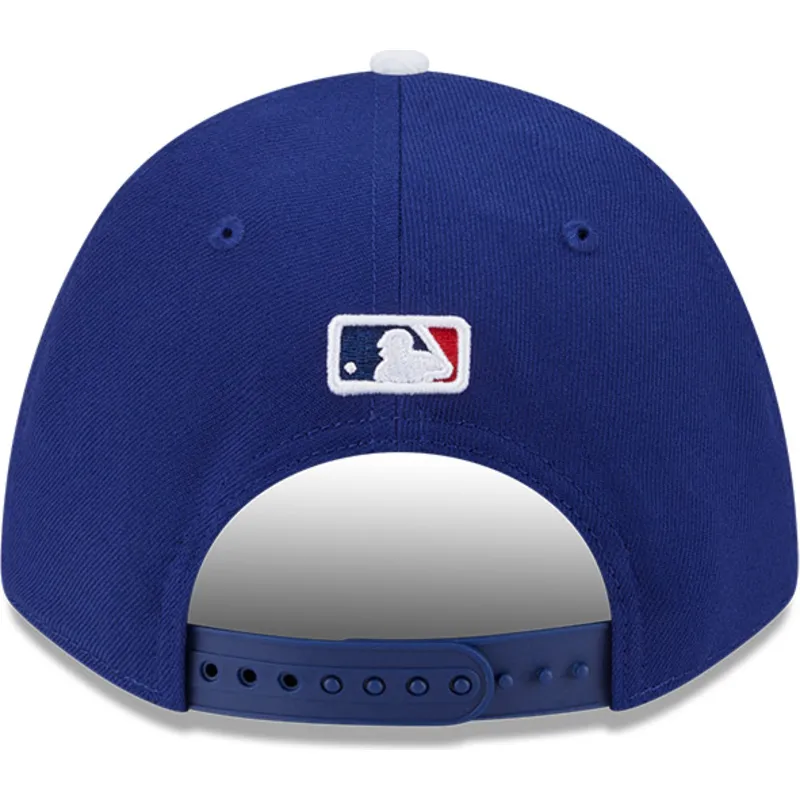 cepur-izliekta-zils-snapback-9forty-m-crown-player-replica-no-los-angeles-dodgers-mlb-no-new-era