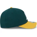grune-und-gelbe-snapback-kappe-9forty-m-crown-player-replica-der-oakland-athletics-mlb-von-new-era
