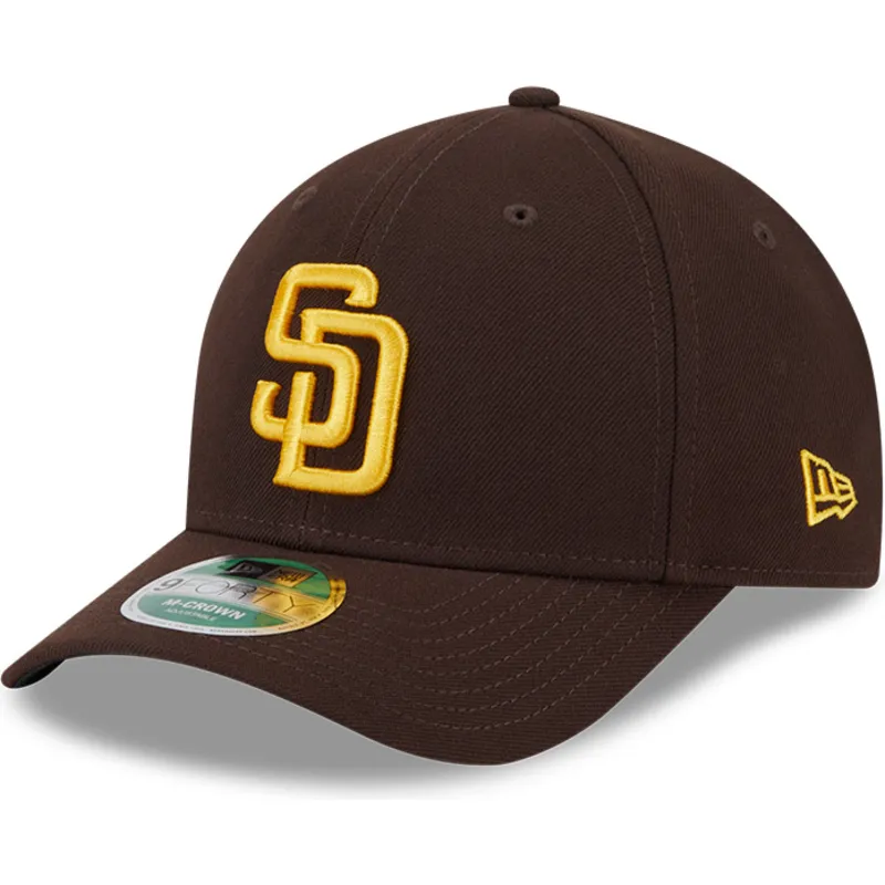 brazowa-czapka-z-zakrzywionym-daszkiem-snapback-9forty-m-crown-player-replica-san-diego-padres-mlb-new-era