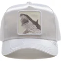cepur-izliekta-truckeris-balts-snapback-great-a-bigger-boat-the-farm-total-whiteout-the-farm-no-goorin-bros