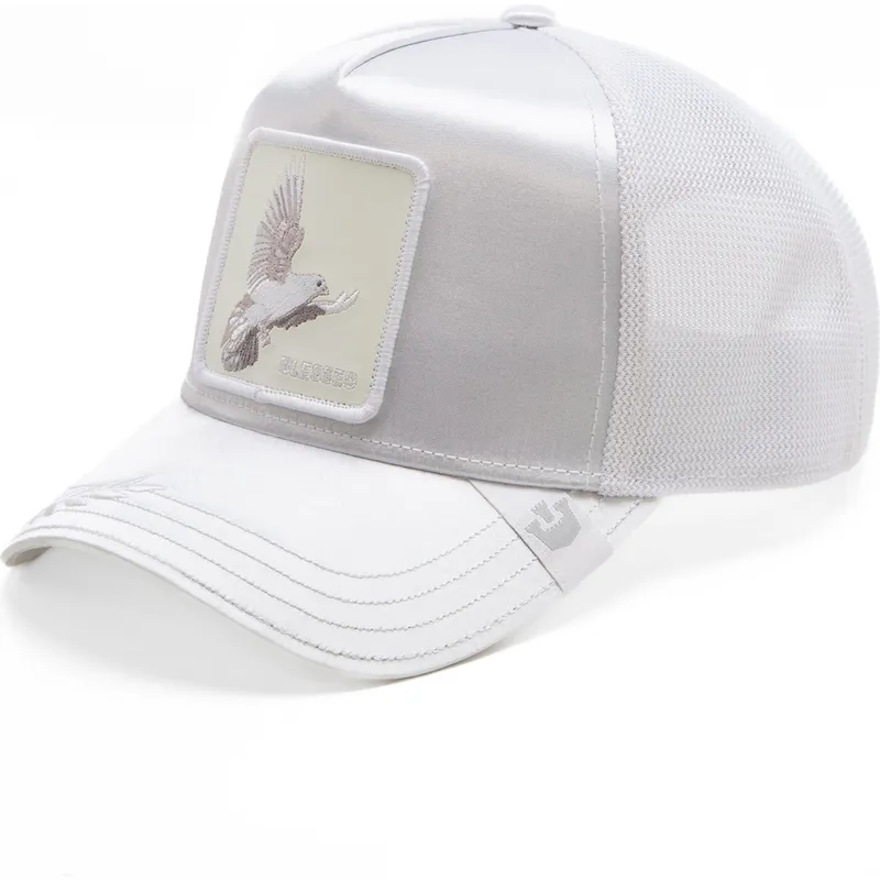 cepur-izliekta-truckeris-balts-snapback-blessed-hashtag-the-farm-total-whiteout-the-farm-no-goorin-bros