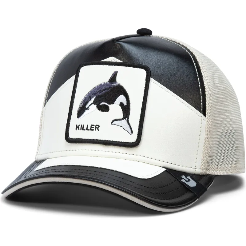 trucker-cap-schwarz-und-weiss-orca-moto-lamba-killer-the-farm-von-goorin-bros