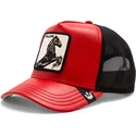 rote-und-schwarze-trucker-kappe-pferd-shleather-stallion-the-farm-von-goorin-bros