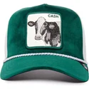 cepur-izliekta-truckeris-zals-snapback-cash-emerald-cow-the-farm-jewel-tones-the-farm-no-goorin-bros