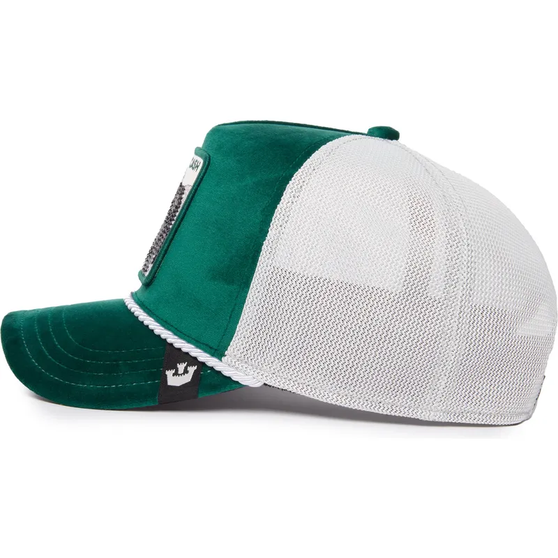 cepur-izliekta-truckeris-zals-snapback-cash-emerald-cow-the-farm-jewel-tones-the-farm-no-goorin-bros