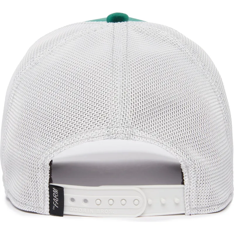 cepur-izliekta-truckeris-zals-snapback-cash-emerald-cow-the-farm-jewel-tones-the-farm-no-goorin-bros