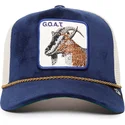 cepur-izliekta-truckeris-zils-snapback-sapphire-goat-the-farm-jewel-tones-the-farm-no-goorin-bros