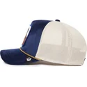 cepur-izliekta-truckeris-zils-snapback-sapphire-goat-the-farm-jewel-tones-the-farm-no-goorin-bros
