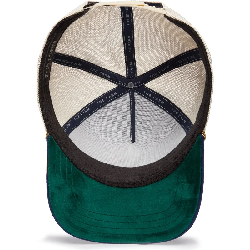 cepur-izliekta-truckeris-zils-snapback-sapphire-goat-the-farm-jewel-tones-the-farm-no-goorin-bros
