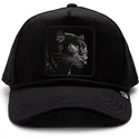 schwarze-snapback-cap-mit-gebogenem-schirm-panther-royalty-the-farm-von-goorin-bros