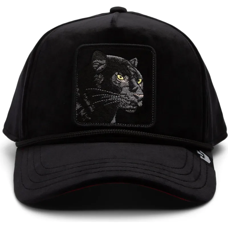 schwarze-gebogene-snapback-kappe-panther-panther-royalty-the-farm-von-goorin-bros