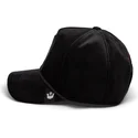 schwarze-snapback-cap-mit-gebogenem-schirm-panther-royalty-the-farm-von-goorin-bros