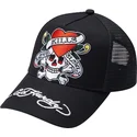 cepur-izliekta-truckeris-melns-snapback-love-kills-slowly-no-ed-hardy