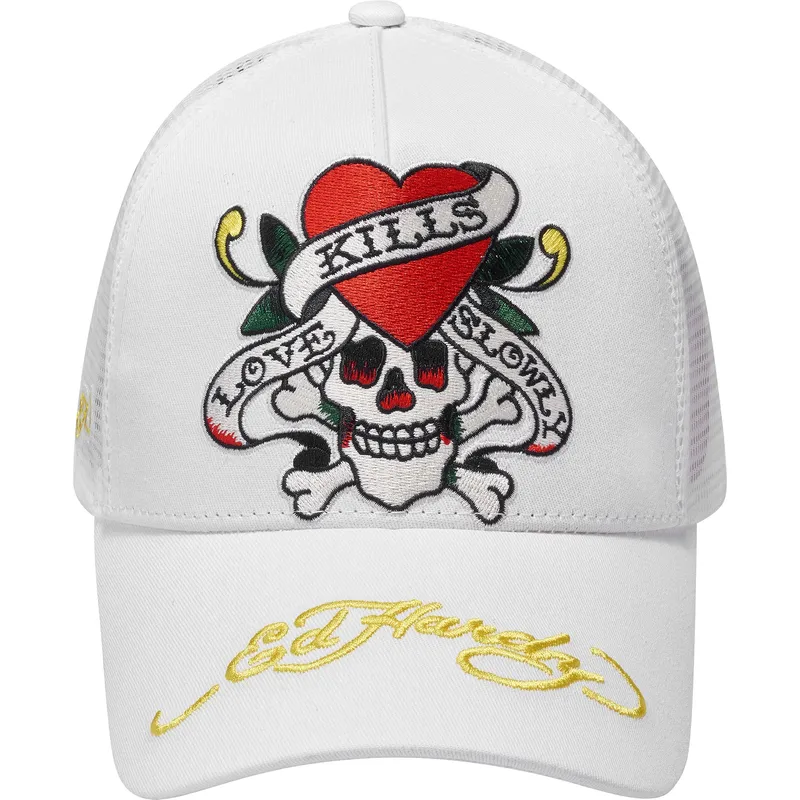 cepur-izliekta-truckeris-balts-snapback-love-kills-slowly-no-ed-hardy cepur-izliekta-truckeris-balts-snapback-love-kills-slowly-no-ed-hardy