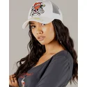 cepur-izliekta-truckeris-balts-snapback-love-kills-slowly-no-ed-hardy