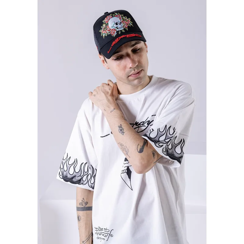 ed-hardy-skull-rose-trucker-cap-schwarz