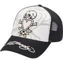 cepur-izliekta-truckeris-melns-snapback-death-before-no-ed-hardy