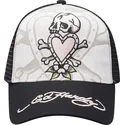 cepur-izliekta-truckeris-melns-snapback-death-before-no-ed-hardy