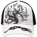 cepur-izliekta-truckeris-balts-snapback-mono-giant-no-ed-hardy