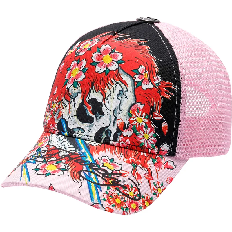 cepur-izliekta-truckeris-roza-snapback-ghost-no-ed-hardy cepur-izliekta-truckeris-roza-snapback-ghost-no-ed-hardy