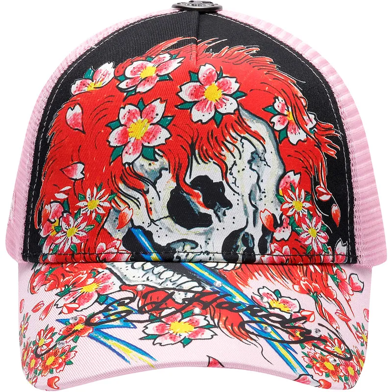 cepur-izliekta-truckeris-roza-snapback-ghost-no-ed-hardy cepur-izliekta-truckeris-roza-snapback-ghost-no-ed-hardy