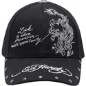 cepur-izliekta-melns-regulejams-lucky-no-ed-hardy