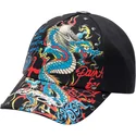 cap-izliekta-black-adjustable-strap-no-ed-hardy