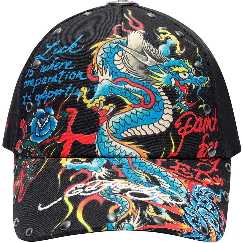 schwarze-verstellbare-curved-cap-blue-dragon-von-ed-hardy