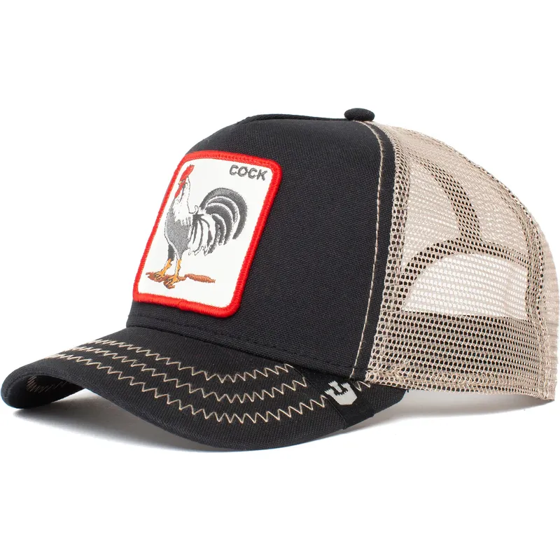 schwarze-trucker-kappe-hahn-rooster-von-goorin-bros