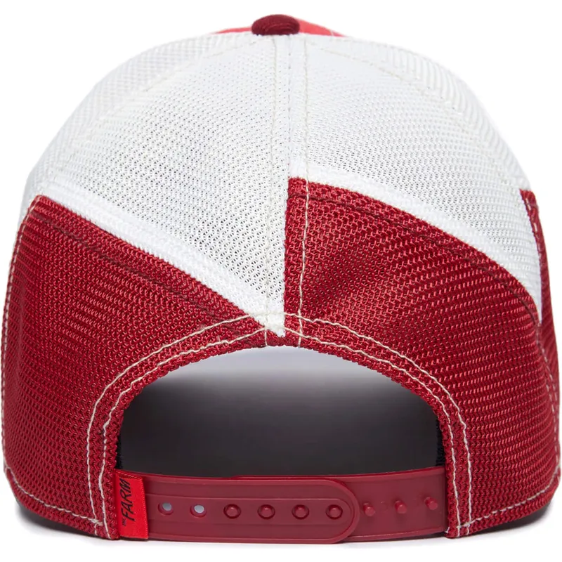 cepur-izliekta-soferis-sarkans-snapback-gallo-cock-courage-farmigami-the-farm-the-farm-no-goorin-bros