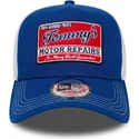 9forty-a-frame-vintage-trucker-cap-in-blau-und-weiss-von-motor-repairs-von-new-era